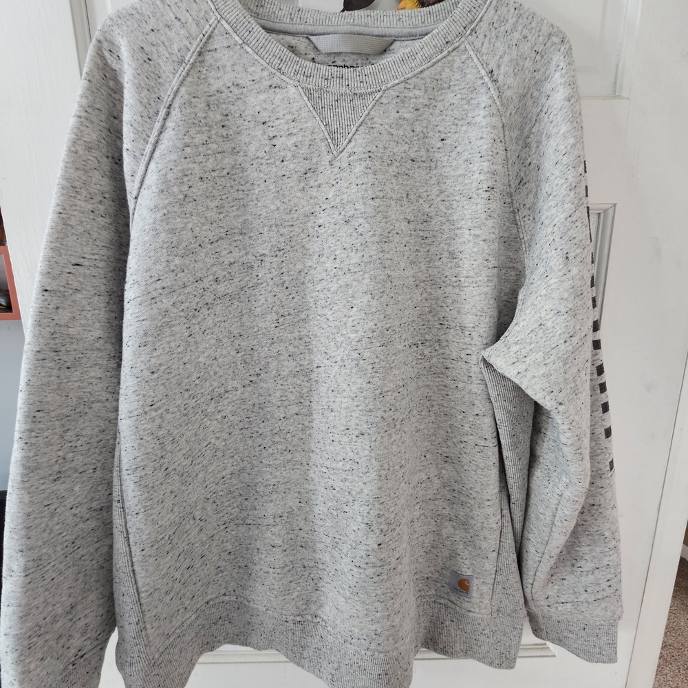 Carhartt Heather Gray Crewneck Sweater